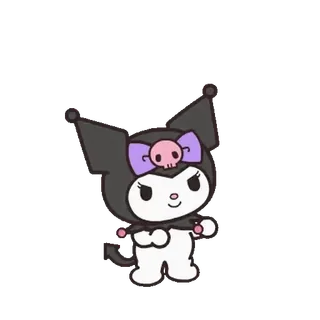 😊 Kuromi Kuromi, Sanrio, Anime, Dibujos animados, Lindo, Personaje, Kawaii telegram sticker