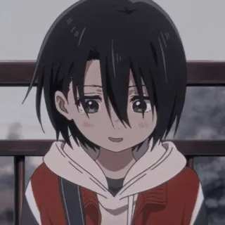 🥰 Anime, Chłopak, Smutny, Uroczy, Postać, Estetyka telegram sticker