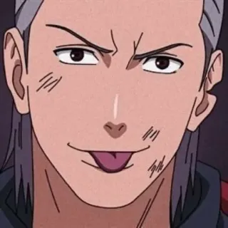 😜 Hidan Naruto Хидан, Наруто, Аниме, Манга, Персонаж, Оскорбительное выражение telegram sticker