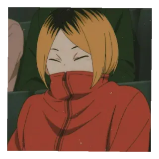 🍁 Kenma Kozume Haikyuu!! Anime, Haikyuu, Kenma, Kozume, Personagem, Kawaii, Voleibol, Mangá whatsapp sticker