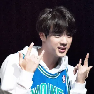 🐹 Jin K-Pop, Idol, Sänger, Jin, BTS, Person telegram sticker