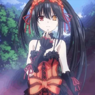 🥀 Kurumi Tokisaki Date A Live Anime, Gadis, Date a Live, Kurumi, Tokisaki telegram sticker