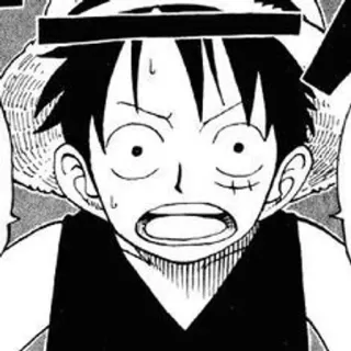 ➖ Monkey D. Luffy One Piece Anime, Manga, One Piece, Monkey D. Luffy, Luffy telegram sticker