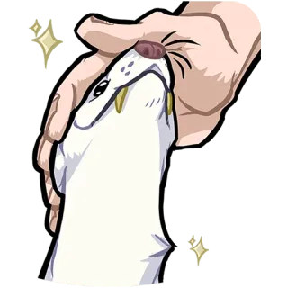 chpic.su • @Premium_Emojis_Telegram | Горностай Гера telegram stickers