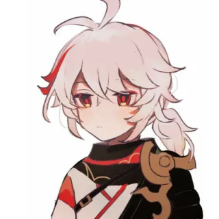 😑 Kaedehara Kazuha Genshin Impact Anime, Jeu, Personnage, Fanart, Kazuha, Genshin Impact telegram sticker