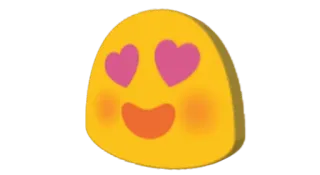 😍 emoji, love, hearts, cute, happy telegram sticker
