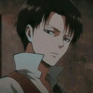 ⚔ Levi Ackerman Attack on Titan Anime, Soldado, Sério, Ataque dos Titãs, Levi whatsapp sticker