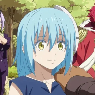💎 Rimuru Tempest That Time I Got Reincarnated as a Slime Anime, Manga, Slime, Isekai, Fantasy, Reincarnazione telegram sticker