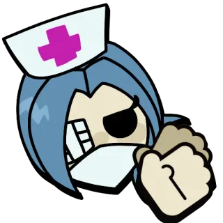 ✨ verpleegkundige, cartoon, gezondheid, medisch, personage, animatie telegram sticker