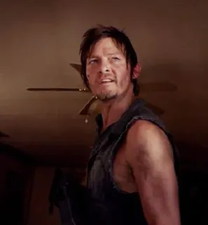 😠 Daryl Dixon The Walking Dead Série TV, Personagem, Daryl, Norman Reedus, Caminhante, Zumbi telegram sticker