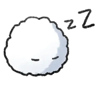 💭 ブロブ, 漫画, キャラクター, かわいい, アニメ telegram sticker