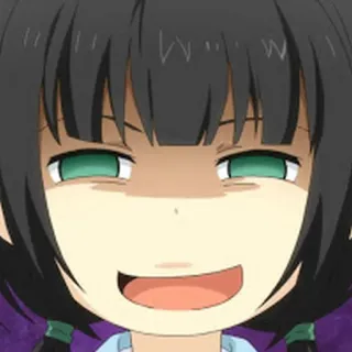 😜 Аниме, Персонаж, Девушка, Манга, Мультфильм, Портрет telegram sticker