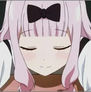 ☺️ Chika Fujiwara Kaguya-sama: Love Is War Anime, Chika Fujiwara, Kaguya-sama, Mignon, Kawaii telegram sticker