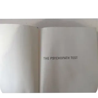 🔳 The Psychopath Test THE PSYCHOPATH TEST telegram sticker