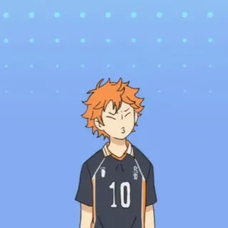 ☀️ Hinata Shoyo Haikyuu!! anime, haikyuu, hinata shoyo, volleyball telegram sticker