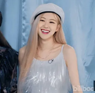 🌹 Rose billboard K-pop, cantante, celebridad, Rose, Blackpink whatsapp sticker