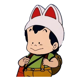 👦 Desenho animado, Anime, Personagem, Fofo, Mochila, Criança telegram sticker