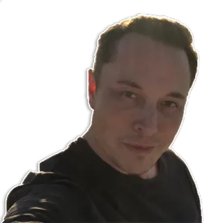 😜 Elon Musk elon musk, tesla, spacex, business, entrepreneur, portrait telegram sticker