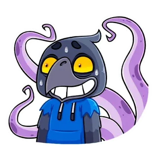 Ворон Кру :: @TgSticker telegram stickers