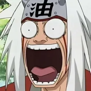 ☁️ Jiraiya Naruto 油 Anime, Naruto, Jiraiya, Manga, Personaje, Impactado, Divertido telegram sticker