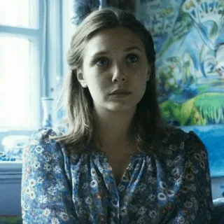 🧚‍♀️ Elizabeth Olsen actress, woman, portrait, elizabeth olsen telegram sticker