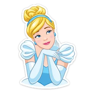 😏 Cinderella Cenicienta, Disney, princesa, dibujos animados, cuento de hadas, animado whatsapp sticker