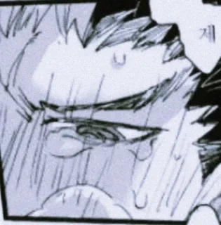 🌟 제 triste, piangere, anime, manga telegram sticker