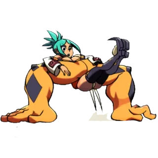 🏆 Ms. Fortune Skullgirls 애니메이션, 비디오 게임, Ms. Fortune, Skullgirls, 격투 게임, 캐릭터 telegram sticker