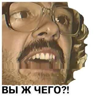 😱 ВЫ Ж ЧЕГО?! whatsapp sticker