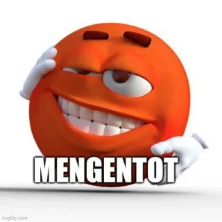 😚 MENGENTOT Meme, Emoji, Ofensivo, Gíria telegram sticker