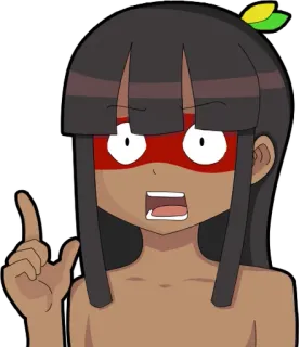 😨 토착, 원주민, 만화, 캐릭터 telegram sticker
