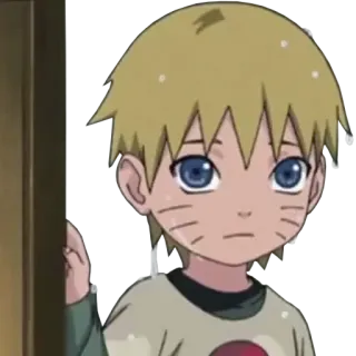 😕 Naruto Anime, Cartoon, Junge, Kind, Naruto telegram sticker