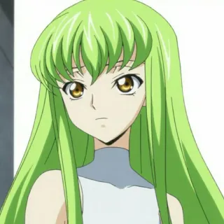 📎 C.C. Code Geass Anime, Personagem, C.C., Code Geass telegram sticker