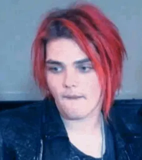 😐 Gerard Way Gerard Way, Sänger, Musiker, My Chemical Romance telegram sticker