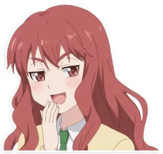 😏 Anime, Phụ nữ, Phim hoạt hình, Nhãn dán telegram sticker
