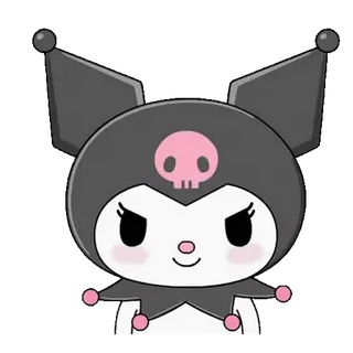 😊 Kuromi Kuromi, Sanrio, Anime, Dibujos animados, Kawaii, Personaje telegram sticker