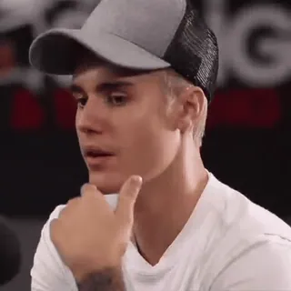 🌬 Justin Bieber celebryta, piosenkarz, portret, muzyk, osoba telegram sticker
