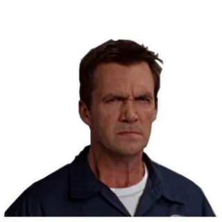 😑 Al Bundy Married... with Children Al Bundy, Married with Children, sitcom, comedic, grumpy, 90s, tv show telegram sticker