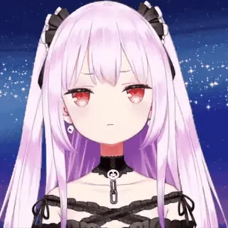😾 Anime, Garota, Vtuber, Fofo, Personagem, Retrato telegram sticker