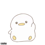 👋 STOP stopp, ente, niedlich, cartoon, tier, warnung telegram sticker