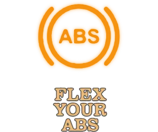 🚗 FLEX YOUR ABS bauchmuskeln, fitness, workout, bodybuilding, fitnessstudio, muskeln telegram sticker