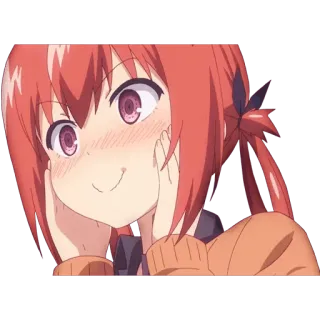 😍 Satania anime, girl, cute, red hair, satania, anime girl telegram sticker