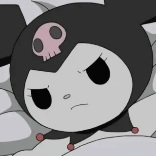 🖤 Kuromi kuromi, sanrio, anime, desenho animado, kawaii, fofo whatsapp sticker