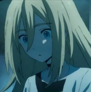 😨 Rachel Gardner Angels of Death Anime, Postać, Rachel Gardner, Angels of Death telegram sticker