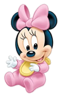 🍼 Minnie Mouse cartone animato, topo, disney, carino, bimbo telegram sticker