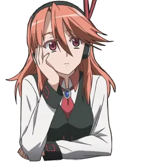 🙄 anime, manga, girl, character, cartoon telegram sticker