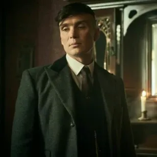 😔 Thomas Shelby Peaky Blinders Peaky Blinders, Thomas Shelby, Cillian Murphy, Charakter, Drama, Serie telegram sticker