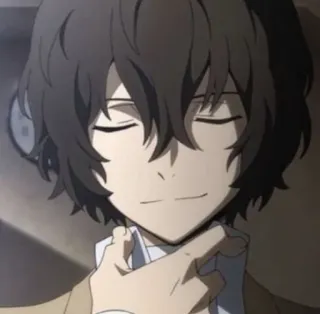 🥂 Osamu Dazai Bungou Stray Dogs Anime, Osamu Dazai, Bungou Stray Dogs, Charakter, Manga whatsapp sticker