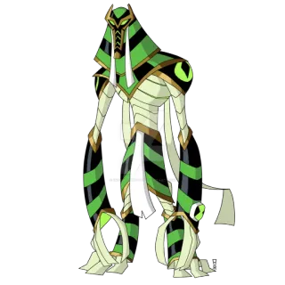 😎 Snare-oh Ben 10 Мультперсонаж, Инопланетянин, Мумия, Snare-oh, Бен 10, Мультсериал, Научная фантастика telegram sticker