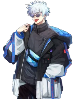 😎 Satoru Gojo Jujutsu Kaisen อนิเมะ, มังงะ, ตัวละคร, โกะโจ ซาโตรุ, มหาเวทย์ผนึกมาร telegram sticker